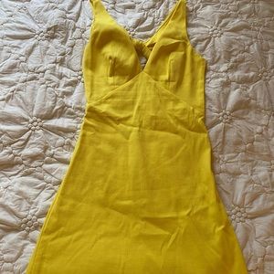 COPY - ZARA Yellow Mini Dress
